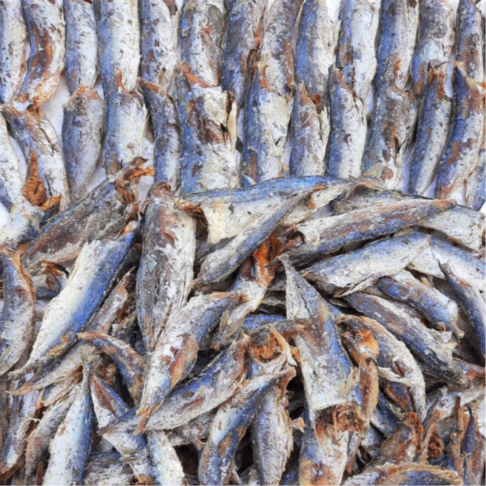 ปลาทูจิ๋วปลาลังเล็กตากแห้ง 1 kg  สะอาด คุณภาพดี ไม่มีหัว  အထုပ်ကြီး ၁ ကီလို