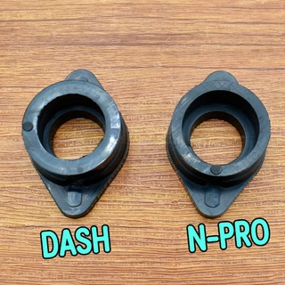 ยางแป้นคาร์บู DASH N-PRO คอแต่ง สำหรับรถ WAVE ใส่คาร์บู DASH N-PRO งานเกรดA คุณภาพเยี่ยม พร้อมส่ง