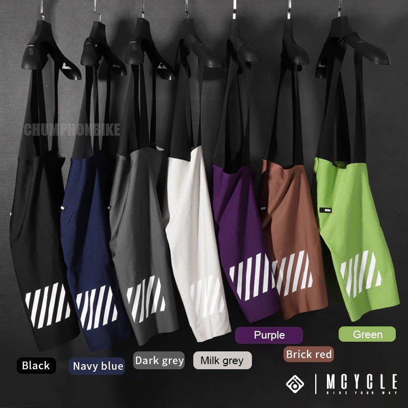 เอี๊ยมจักรยาน Mcycle Professional Pad Cycling Bib Shorts