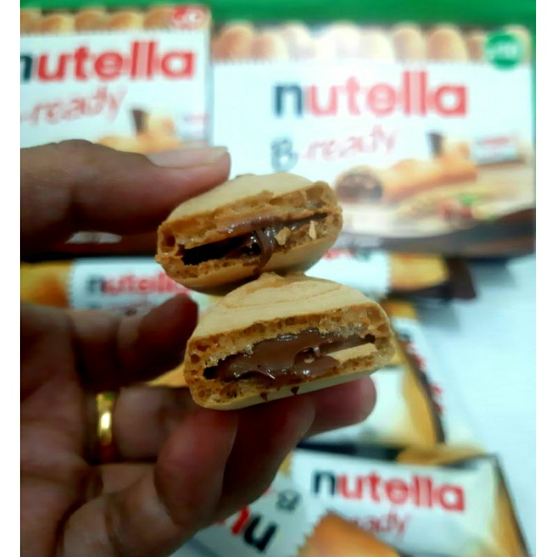 Nutella B-readyเวเฟอร์อบกรอบสอดไส้นูเทลล่า ขนาด 132g (1กล่องมี6ชิ้น)Exp02/06/2026 - รูปที่ 4