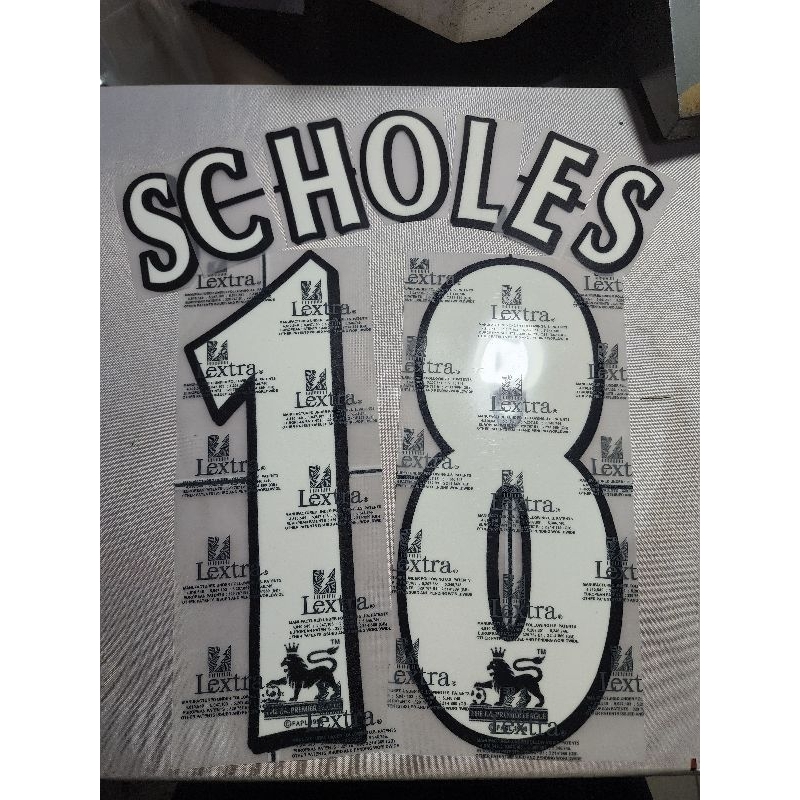 ชื่อเบอร์กำมะหยี่ SCHOLES 18 Man United EPL 1996-06