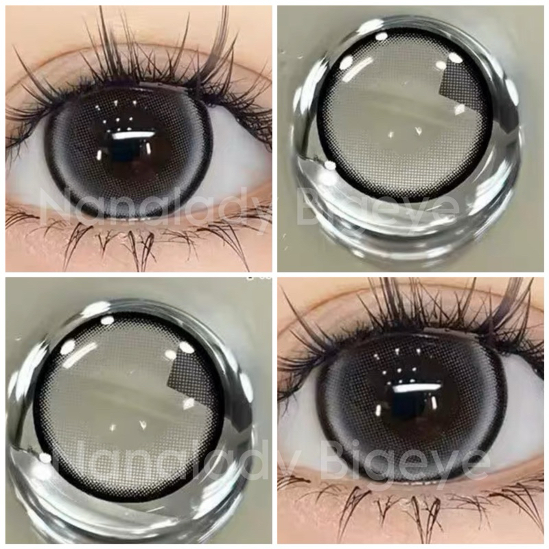 Bigeye Terra สีเทา สีน้ำตาล สีดำ ✨คอนเเทคเลนส์กรองเเสง✨ บิ๊กอาย