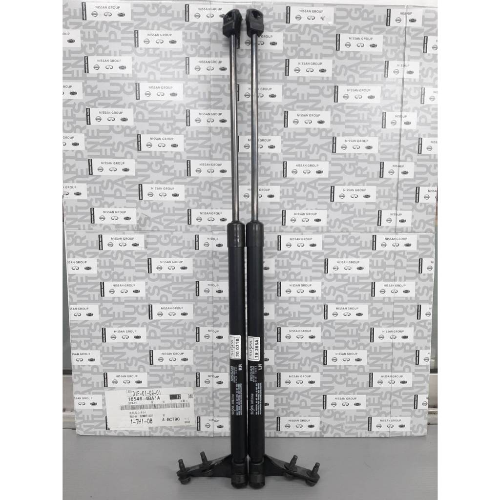 โช๊คอัพฝาปิดท้าย NISSAN MARCH K13 ใช้ได้ทุกปี ขายเป็นคู่ ซ้าย - ขวา 90450-1HB0A ,90451-1HB0A ( เป็นอะไหล่แท้นิสสัน)