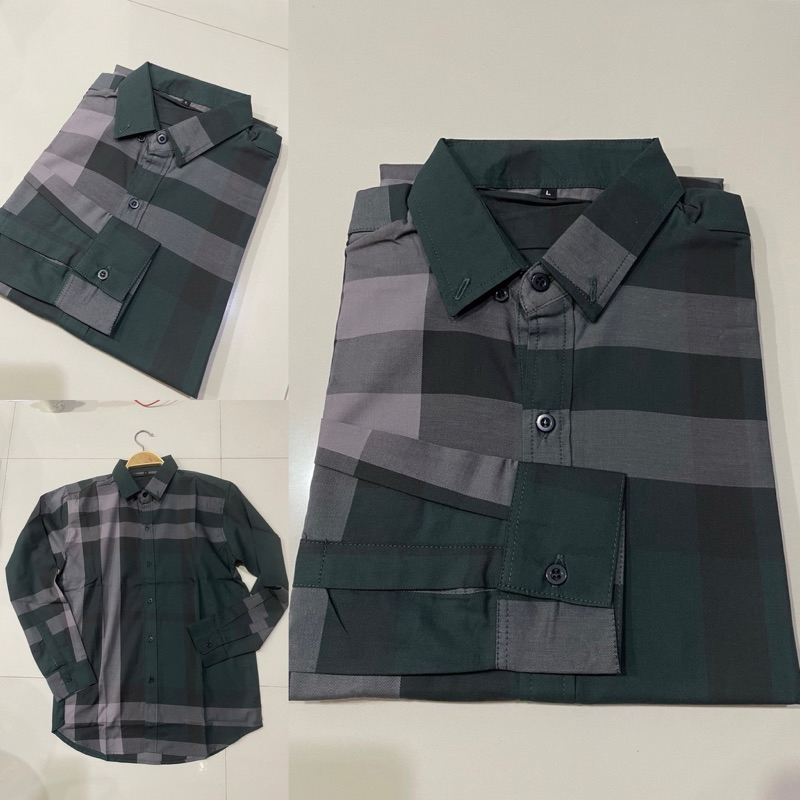 เสื้อเชิ้ตแขนยาว ลายตาราง ผ้า cotton ชายหญิง ใส่เที่ยวใส่ทำงาน งานตรงปก