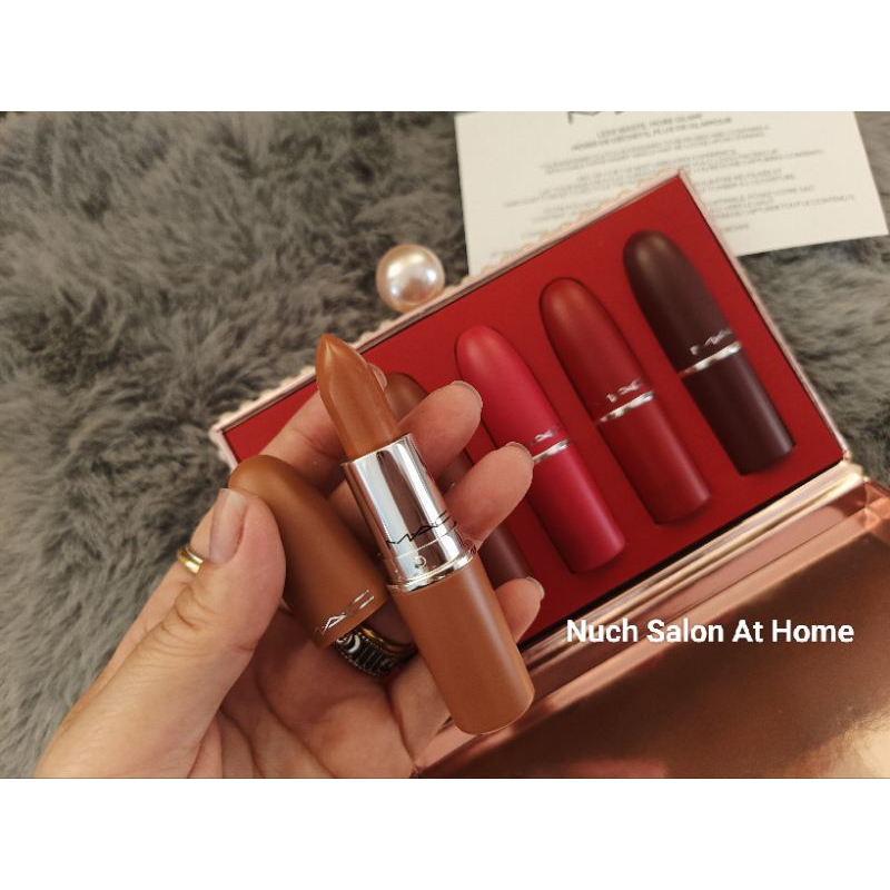 ลิป MAC แท้ มีทั้งหมด 5 แท่ง ✨มีของพร้อมส่งเลย✨