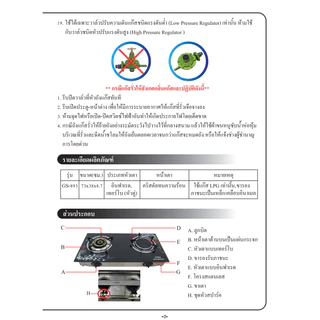 OTTO เตาแก๊สหัวคู่อินฟาเรด+เทอร์โบ หน้าคริสตัล GS-893