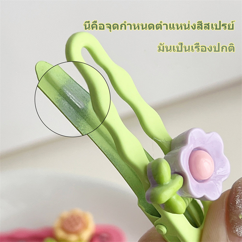 [จัดส่งรวดเร็ว]กิ๊บติดผมแฟชั่นเกาหลี ทิวลิป ลายดอกไม้น่ารัก สีลูกกวาด เครื่องประดับแฟชั่นใหม่ๆ มีให้เลือก 5 สี อุปกรณ์เส