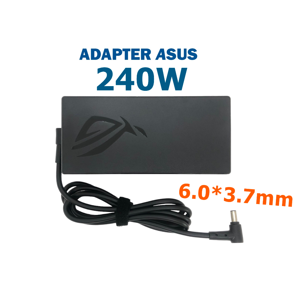 Asus Adapter ของแท้ 20V/12A 240W หัวขนาด 6.0*3.7mm F15 Gaming, ROG Zephyrus S15 S17 M16, ROG Strix G17 สายชาร์จ อัสซุส