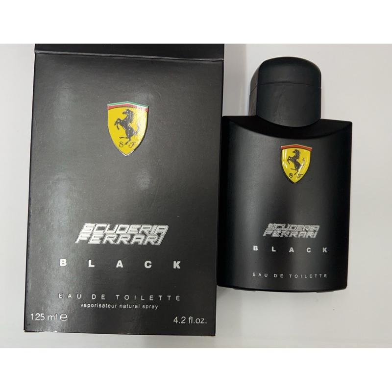 น้ำหอมแท้100% Ferrari black for Men EDT 125 ML. TESTER