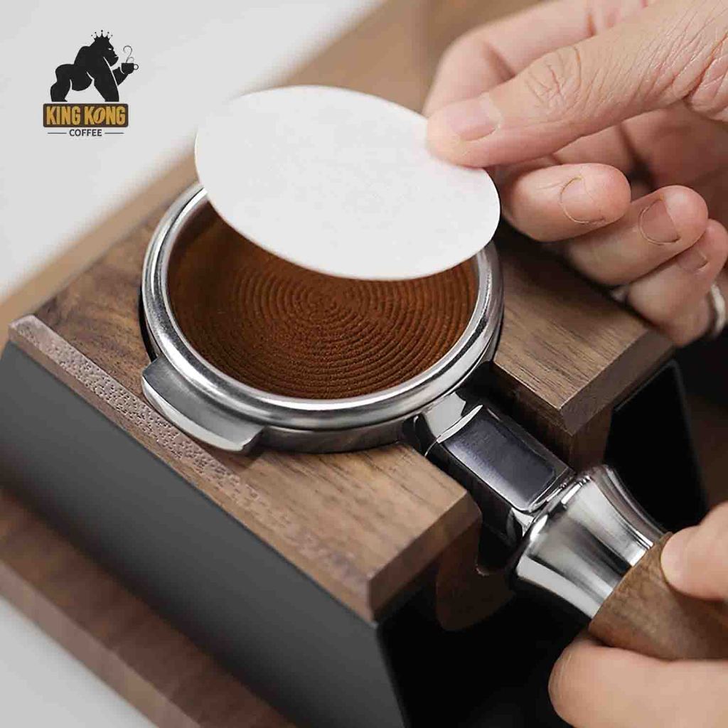 กระดาษกรองกากกาแฟ กรองกาแฟ แผ่นตาข่ายกรองกาแฟ  58มม 51มม สีขาว 100แผ่น/1แพ็ค ฟิลเตอร์กาแฟ แบบวงกลม พร้อมส่