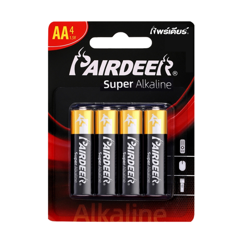 PAIRDEER ถ่านแพร์เดียร์ ถ่านอัลคาไลน์ AA / AAA / AAAA / 23A / 27A