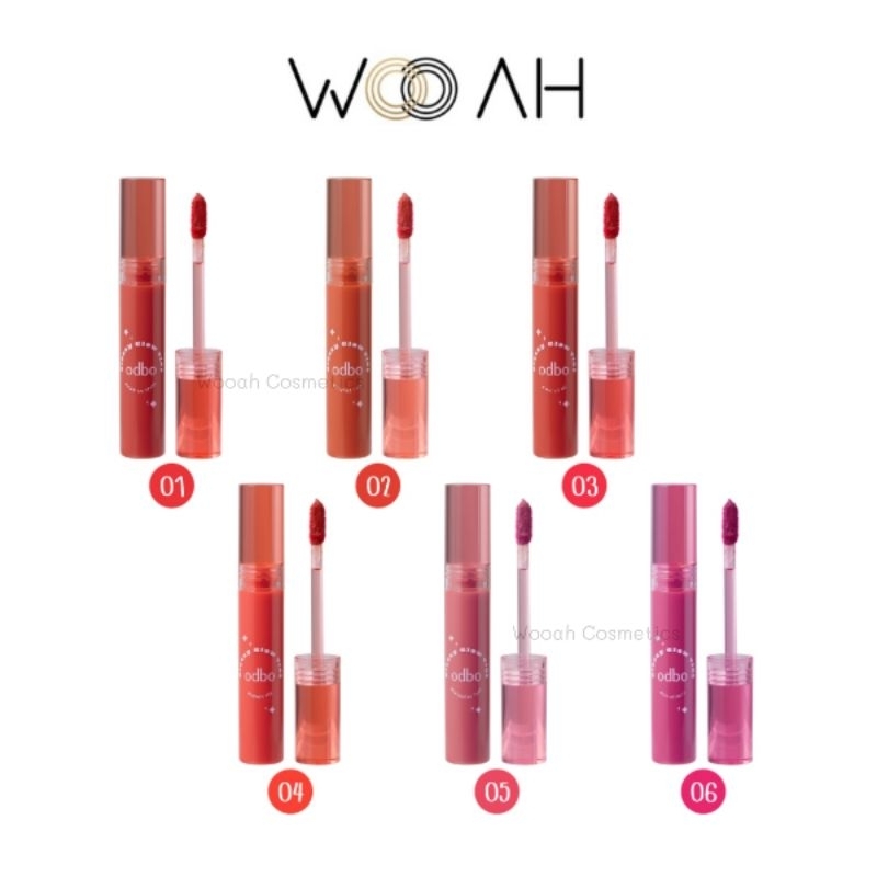 Odbo Glossy Glow Tint โอดีบีโอ กลอสซี่ โกลว์ ทินท์ ลิปทินท์ OD5014