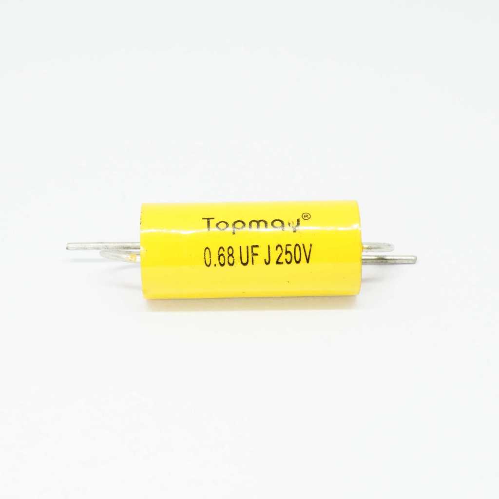 C 680nF 0.68uF 250V Capacitor คาปาซิเตอร์ Polypropylene ยี่ห้อ Topmay