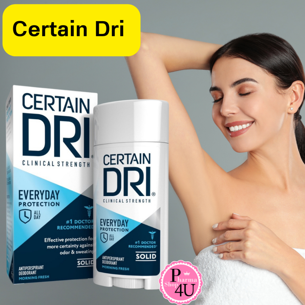 Certain dri สูตร a.m สำหรับทาเช้า มีทั้งแบบ แท่ง และ Roll-On