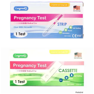 ✅พร้อมส่ง(ไม่ระบุชื่อสินค้า) ที่ตรวจครรภ์ แบบจุ่ม แบบหยด ยี่ห้อLongmed Pregnancy Test (Medical use)‼️