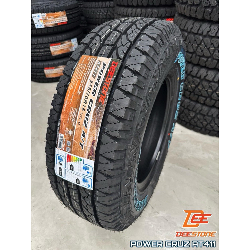 ยางใหม่ Deestone 245-70-R16 AT411 ปี2025 ราคาต่อเส้น
