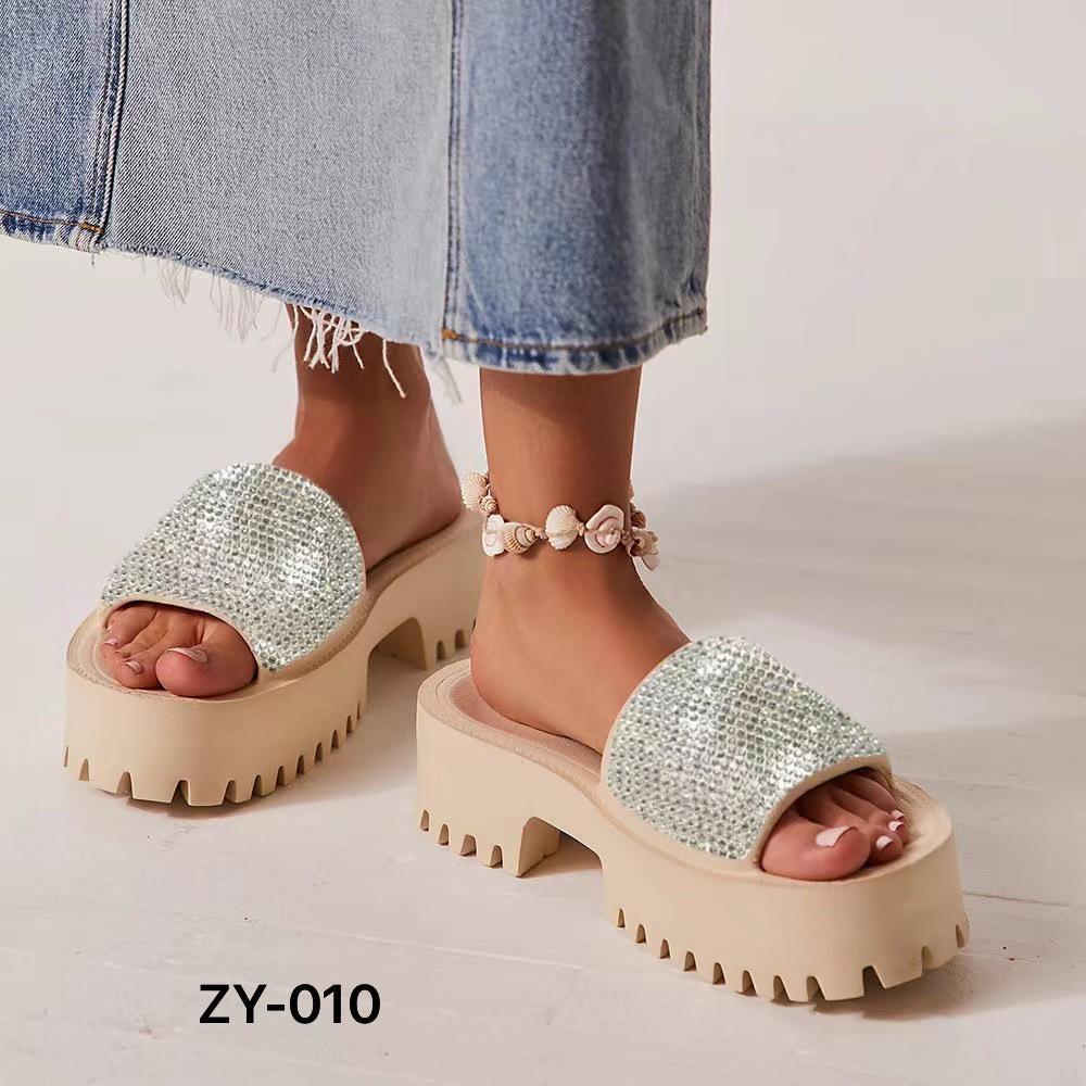 รองเท้าแตะ ส้น Platform สูง 2 นิ้ว รุ่น zy-010