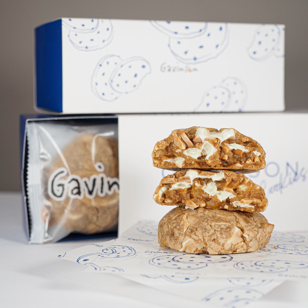 White chocolate cookies..