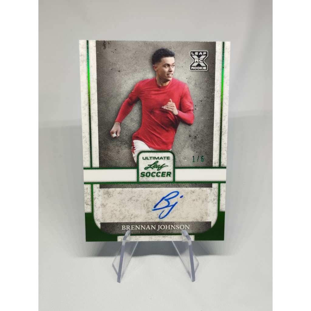 การ์ดลายเซ็นนักฟุตบอลดาวรุ่ง Leaf Ultimate Soccer Futures Rookie Tottenham Hotspur F.C.