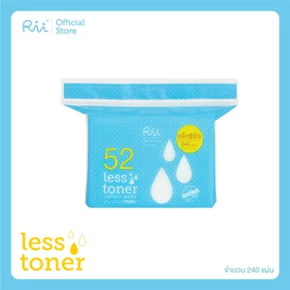 Rii 52 Less Toner Cotton Pads 240 Pcs (Refill)