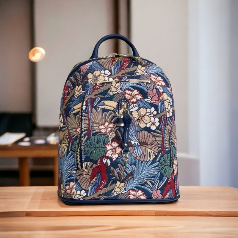 Henneybear - H118 ลายแพรอท - กระเป๋าเป้ทูเวย์ รุ่น 2 ซิป ขนาดทรงสวยเก๋ มาใหม่