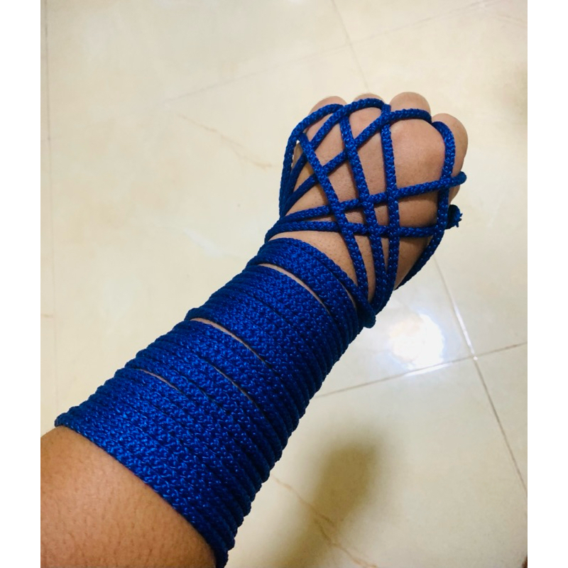 เชือกพันมือมวยไทย สีน้ำเงิน