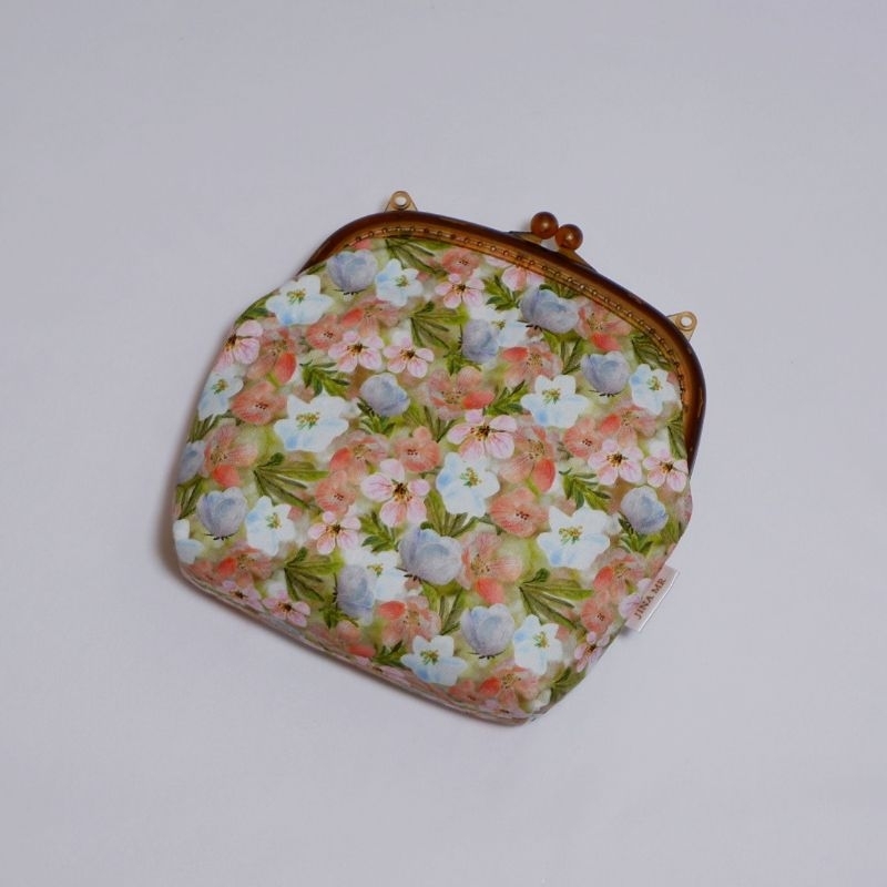 กระเป๋าปิ๊กแป๊ก (flowers) ขนาด 6×6.5 นิ้ว