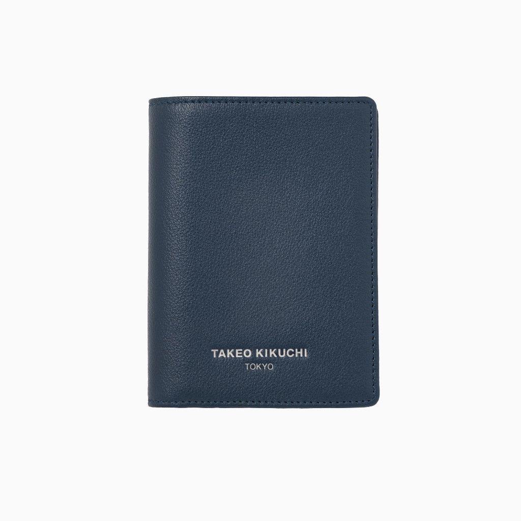 TAKEO KIKUCHI กระเป๋าสตางค์ใบสั้น SOFT LEATHER WALLET WITH MINICASE
