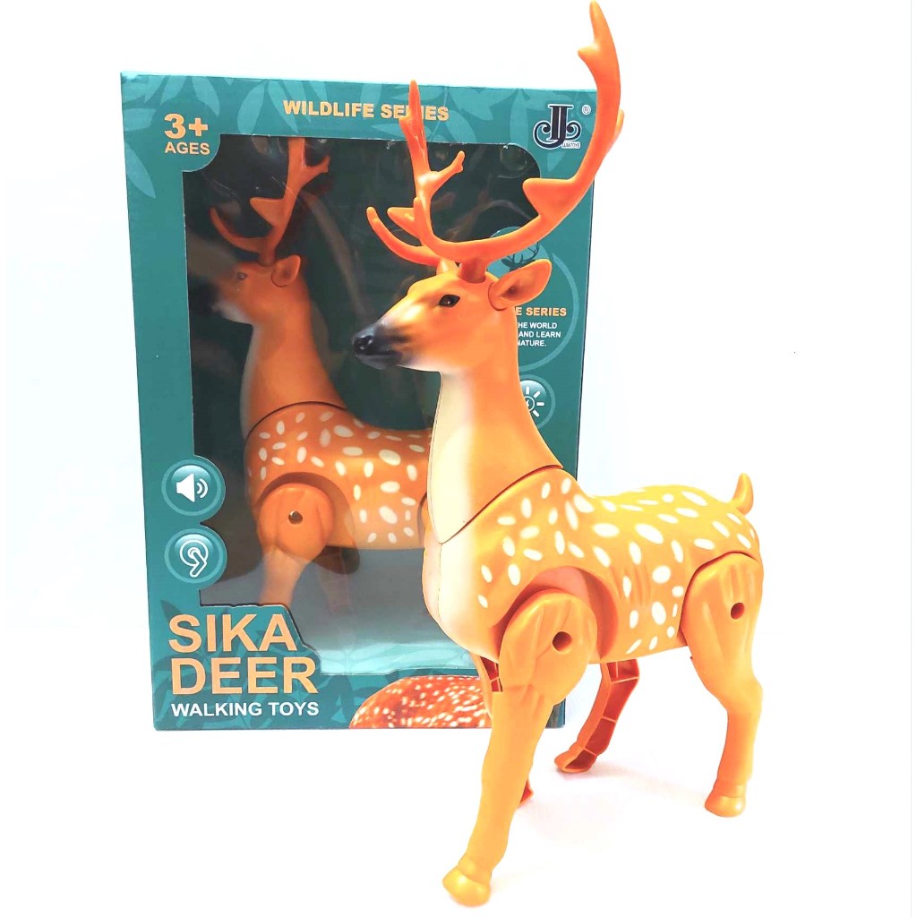 DEER กวาง ของเด็กเล่น ใส่ถ่าน เดินได้ มีเสียง มีไฟ ตัวใหญ่มาก ตรงปก เทสก่อนส่ง จักส่งจากไทย เร็วแน่นอน 333