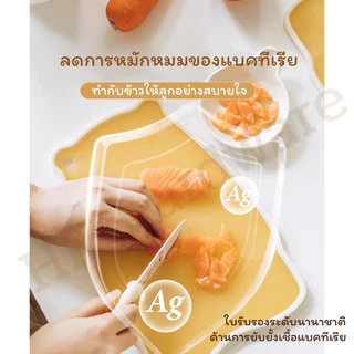 มีดเล็กหั่นผลไม้และอาหาร เขียงพลาสติกพีพี ยี่ห้อSHUEHO สำหรับอายุ8ปีขึ้นไปสามารถใช้ได้