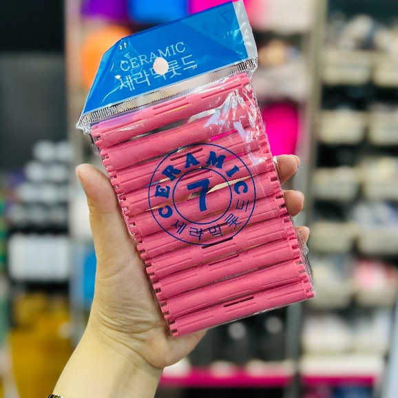 แกนดัดผมเกาหลี แพค (ไม่มียางรัดแกน) สุ่มสี - รูปที่ 6