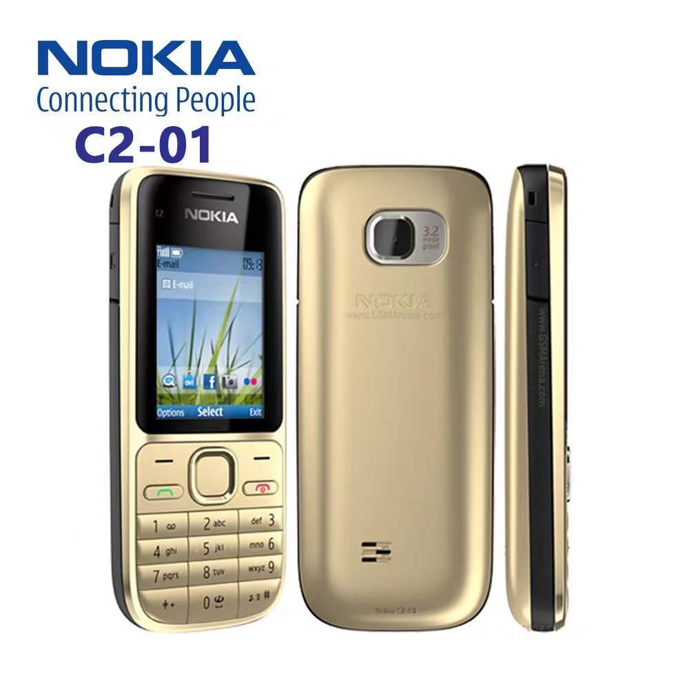 โทรศัพท์โนเกีย รุ่น Nokia C2-1 ปุ่มกดไทย เมนูไทย รองรับ 3G ใช้งานง่าย มีกล้อง ตัวหนังสือใหญ่ เหมาะสำหรับผู้ใหญ่ในบ้าน