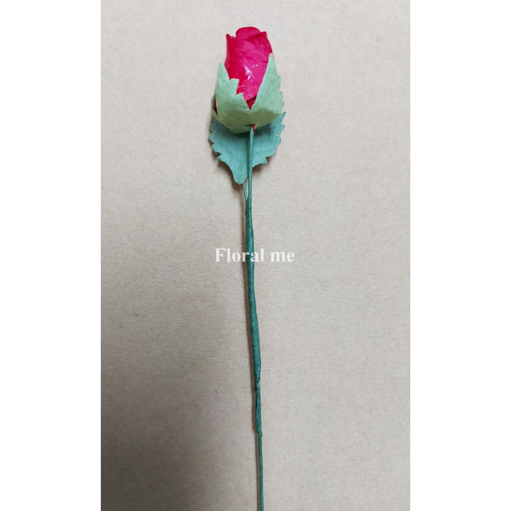 กุหลาบตูมก้านยาว(แพค100ดอก) กุหลาบวาเลนไทน์  ดอกกุหลาบ.1 ก้าน+ใบ - รูปที่ 7