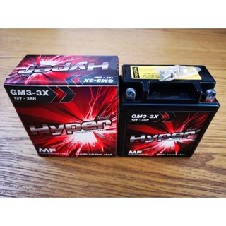 แบตเตอรี่ 12V 3แอมป์ GM3-3X  Y100 BELLE100-R AKIRA FLASH MAT…