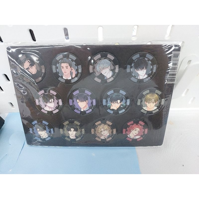 พร้อมส่ง BOMTOON Casino Chips Magnets Set