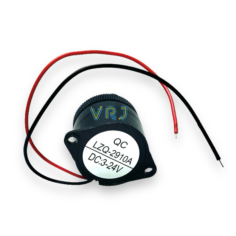 BUZZER บัสเซอร์เสียงเตือน ใช่ไฟ 3-24VDC 2สาย เสียงดังยาว และดังแบบจังหวะ มีของพร้อมจัดส่งในไทย ราคา ถูกที่สุด ดีลบีเคเค แกลเลอรีภาพที่ 3
