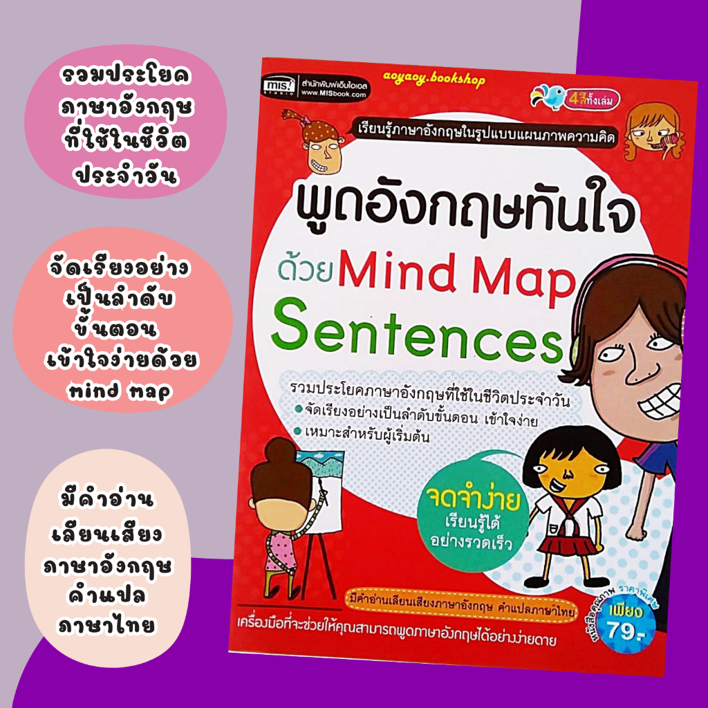 พูดอังกฤษทันใจด้วย Mind Map  เหมาะสำหรับผู้เริ่มต้น - จดจำง่าย เรียนรู้ได้ อย่างรวดเร็ว