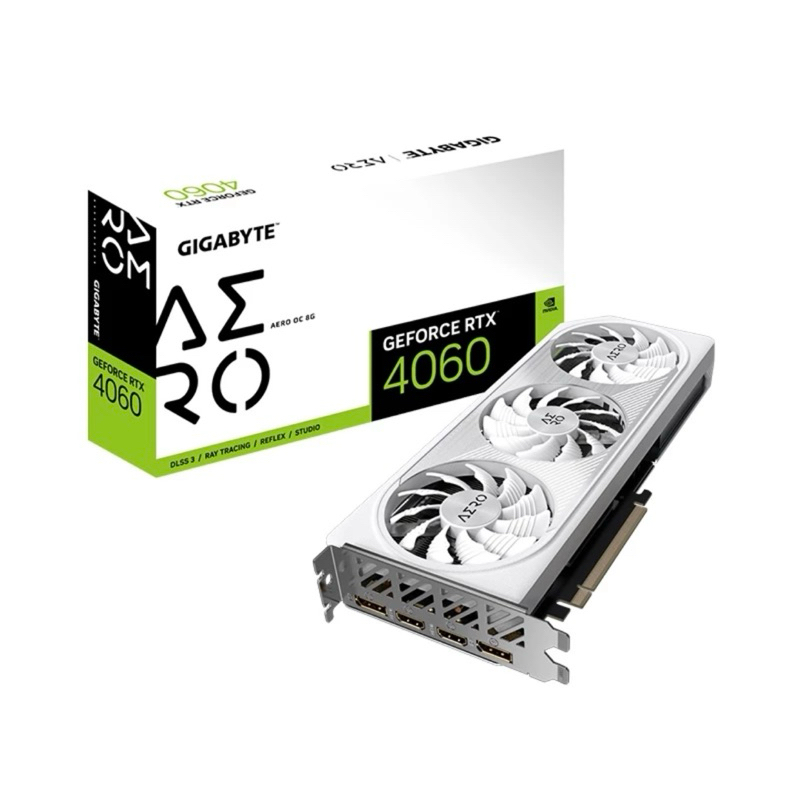 VGA GIGABYTE GEFORCE RTX 4060 AERO OC - 8GB GDDR6 - A0152543