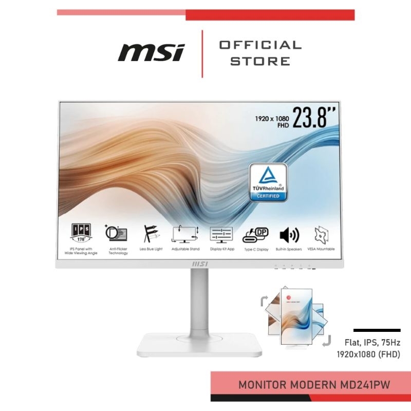 MSI Monitor Modern MD241PW (จอมอนิเตอร์)