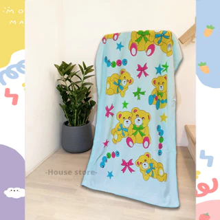 ผ้าเช็ดตัวนาโน รุ่นสีหวาน ขนาด 60x120cm.(1/3ผืน) เนื้อผ้านุ่ม ไม่เป็นขุย แห้งเร็ว เหมาะสำหรับเด็ก
