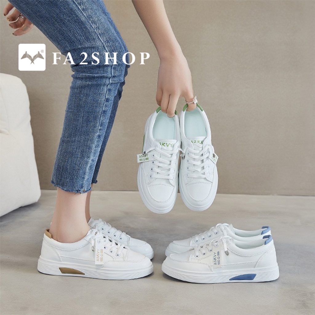 FA2SHOP รุ่น QZ139 รองเท้าหนังแบบสวม