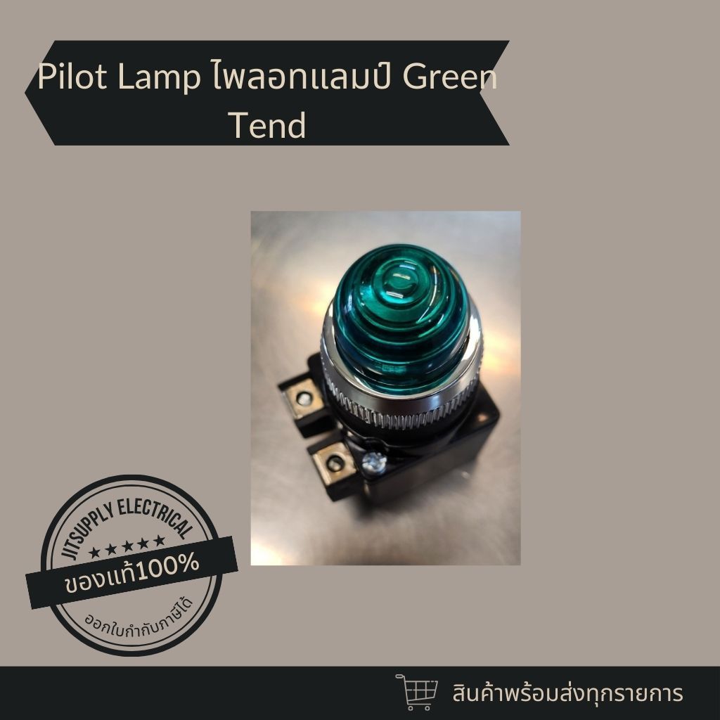 Tend Pilot Lamp (Green) 220V ไพลอทแลมป์ 25มม.