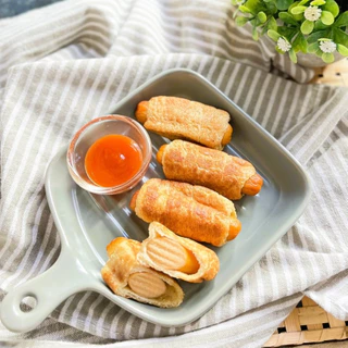 KETO โรตีพันไส้กรอกคีโต Homemade หอมกรุ่น นุ่ม อร่อย