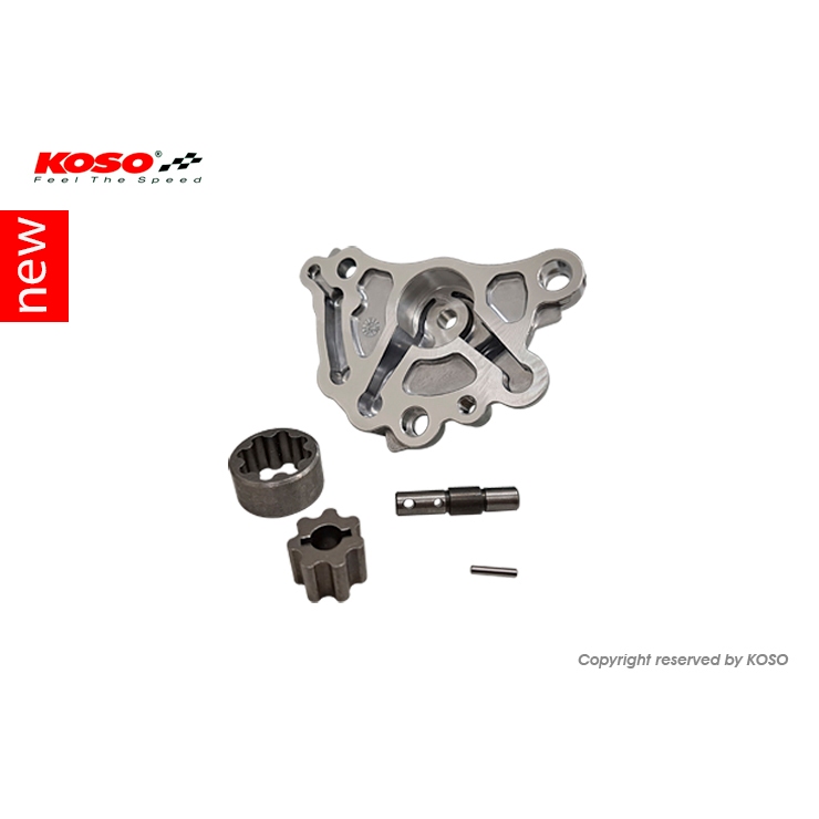 ปั้มน้ำมันเครื่องแรงดันสูง KOSO FLOW OIL PUMP ใหม่ สำหรับ Honda Wave125i, Wave110i ปี 2023 Gen2 -ขึ้นไป