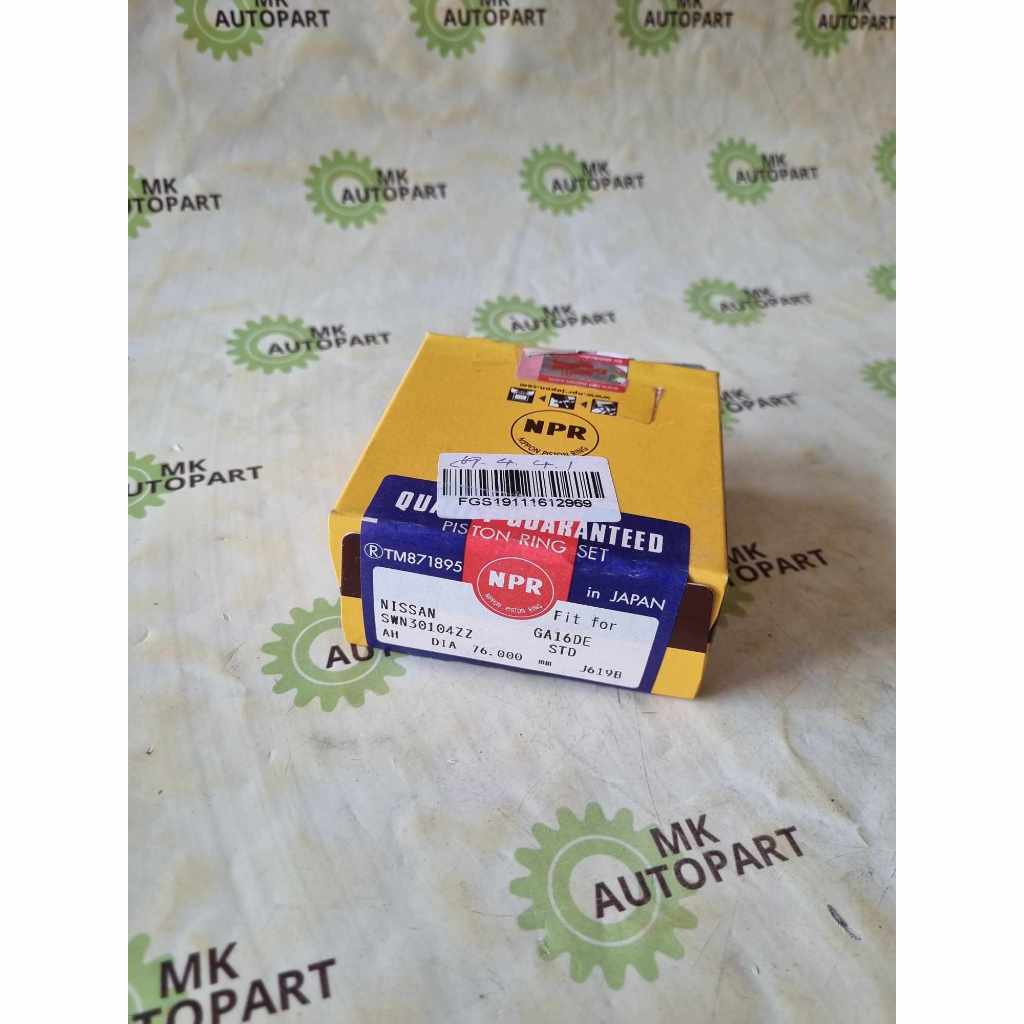 แหวนลูกสูบ NISSAN GA14 GA15 GA16DE GA16DS