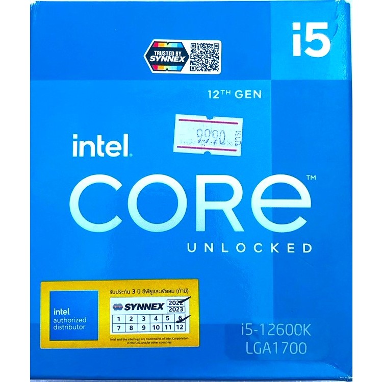CPU (ซีพียู) INTEL CORE I5-12600K 3.7 GHz (SOCKET LGA 1700) มือสอง