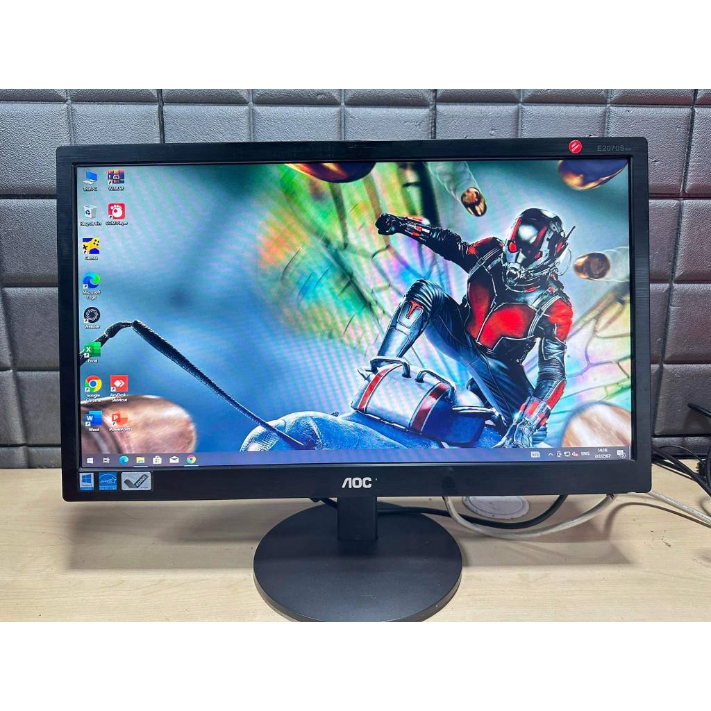 Monitor 19.5'' AOC (E2070SWN) จอคอมพิวเตอร์