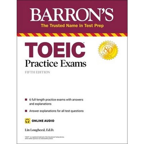 TOEIC PRACTICE EXAMS (WITH ONLINE AUDIO) (BARRON'S TEST PREP) - 9781506273433