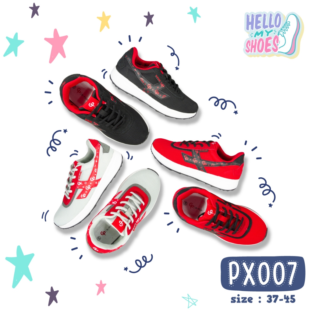 รองเท้าผ้าใบ สนีกเกอร์ แนะนำเพิ่มไซซ์ รุ่น PX007 สินค้าตรงปก จัดส่งไว แท้100%