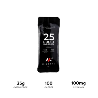 MILEAGE ENERGY 25BOOST HYDROGEL เจลให้พลังงาน สำหรับเล่นกีฬา อ่านรายละเอียดก่อนสั่ง